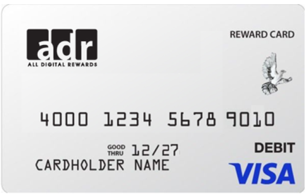 All Digital Rewards Prepaid Card